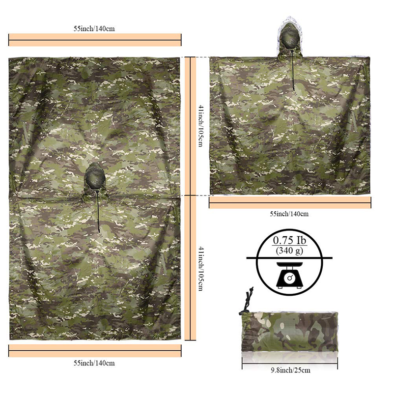 Impermeabile Mimetico Tattico  - Fishing Rain Suit recensione e prezzo